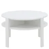 Stoliki Kawowe|FORTE Stolik kawowy okrągły TOBAGO BIAŁY