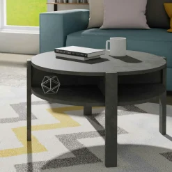 FORTE Stolik kawowy okrągły TOBAGO BETON