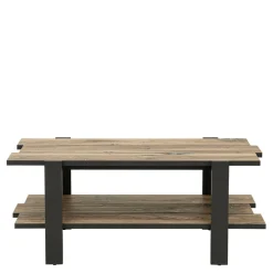 Stoliki Kawowe| Stolik kawowy z półką COFFEE TABLES szary