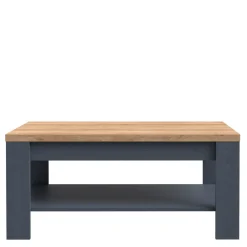Stoliki Kawowe| Stolik kawowy z półką granatowy
