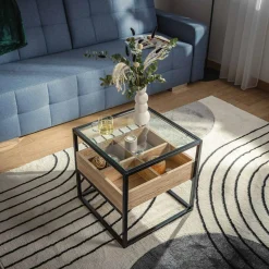 Stoliki Kawowe| Stolik kawowy z pojemnikami SOGNO