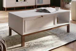 Stoliki Kawowe|FORTE Stolik kawowy z szufladą szary