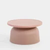 Stoły|Meble Ogrodowe|inny Stolik ogrodowy okrągły różowy ULMONDO