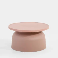 Stoły|Meble Ogrodowe|inny Stolik ogrodowy okrągły różowy ULMONDO