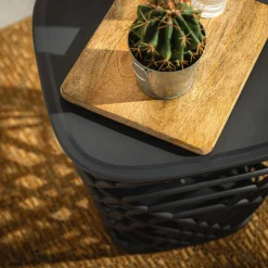 inny Stolik ogrodowy z pojemnikiem HAMILLO ciemnoszary