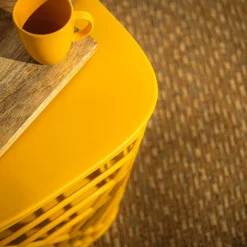 inny Stolik ogrodowy z pojemnikiem HAMILLO żółty