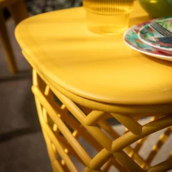 inny Stolik ogrodowy z pojemnikiem HAMILLO żółty