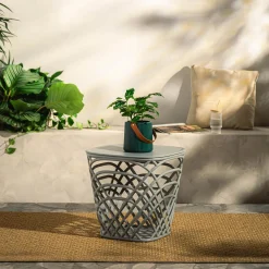 Meble Ogrodowe|Meble Ogrodowe|inny Stolik ogrodowy z pojemnikiem HAMILLO jasnoszary