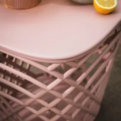 Meble Ogrodowe|Meble Ogrodowe|inny Stolik ogrodowy z pojemnikiem HAMILLO różowy