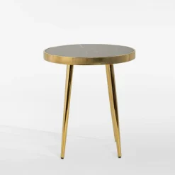 inny Stolik okrągły na złotych nogach EFUZZO