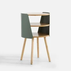 inny Stolik okrągły z półkami HINATA