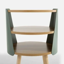 inny Stolik okrągły z półkami HINATA