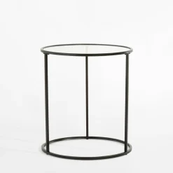 Stoliki Kawowe| Stolik okrągły ze szlanym blatem