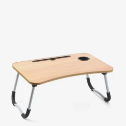 inny Stolik pod laptop składany brązowy 40x60x26 cm