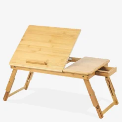Stoliki Kawowe| Stolik składany pod laptop do łóżka BAMBUS
