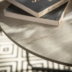 inny Stolik z ceramicznym blatem SUNEMTI 50 cm