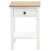 Stolik z drewna biały ASANTE