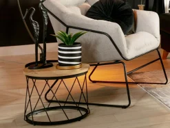 Stolik z okrągłym blatem DECOLLO