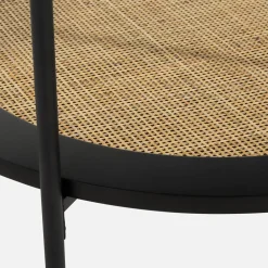 inny Stolik z rattanem okrągły HOMEKT