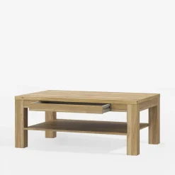 Stoliki Kawowe|FORTE Stolik z szufladą w kolorze drewna
