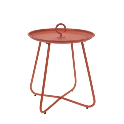 Stolik z uchwytem czerwony PEONY