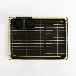 inny Suszarka do naczyń czarno-złota 43x32 cm