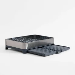 Suszarki I Ociekacze|inny Suszarka na naczynia rozsuwana srebrno-szara 43x29,5x8 cm