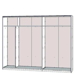 Szafy Przesuwne|FORTE Szafa BELLEVUE BLQS128E1-N09