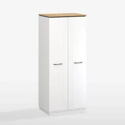 inny Szafa biała z ryflowaniem VELUTTO