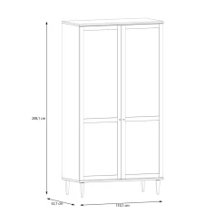 Szafy Uchylne|FORTE Szafa boho CALASETTA