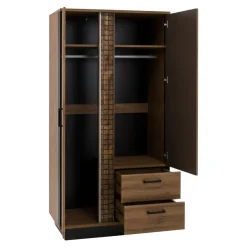 Szafy Uchylne|Furni Home Szafa DORIAN DN9 2D2S z oświetleniem