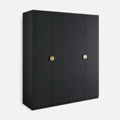 Szafy Uchylne|inny Szafa 4-drzwiowa czarna MOND