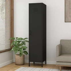 inny Szafa 1-drzwiowa grafitowo-czarna SOLANS