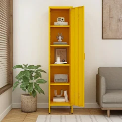 Szafy Uchylne|inny Szafa 1-drzwiowa SOLANS żółta