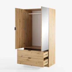 Exline Szafa 2-drzwiowa z lustrem MAXI 100 cm