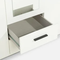 Dzieci FORTE Szafa 3-drzwiowa z lustrem TRAWEN