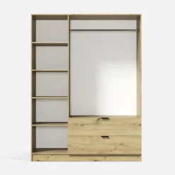 Exline Szafa 3-drzwiowa z lustrem MAXI 150 cm