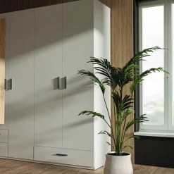 Szafy|Szafy Uchylne|FORTE Szafa 2-drzwiowa z szufladą TRAWEN