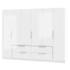 Szafa duża biała z połyskiem LUANO