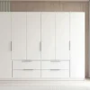 Szafy Uchylne| Szafa duża LUANO biały mat