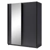 Szafa grafitowa z lustrem GOZO