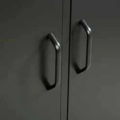 Dzieci inny Szafa metalowa grafitowo-czarna BOHOND