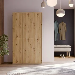 Szafy Uchylne|FORTE Szafa na buty 6-drzwiowa ALICE SPRINGS dąb artisan