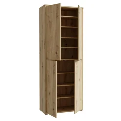 Szafy Uchylne|FORTE Szafa na buty 4-drzwiowa ALICE SPRINGS dąb artisan