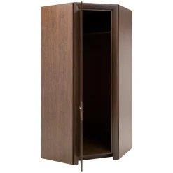 Szafy Narożne|DiTrendi Szafa narożna ciemny brąz PARIS