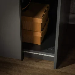 Dzieci inny Szafa przesuwna antracyt METROPOLITAN 150 cm