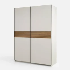 Dzieci inny Szafa przesuwna biała METROPOLITAN 150 cm