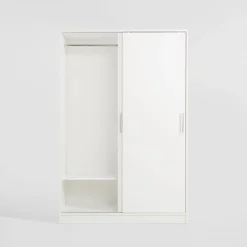 Szafy Przesuwne| Szafa przesuwna biała SURREY