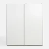 Szafy Przesuwne|inny Szafa przesuwna biała TEMPO 2D z półkami