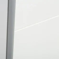 Szafy Przesuwne|inny Szafa przesuwna biała TEMPO 2D z półkami